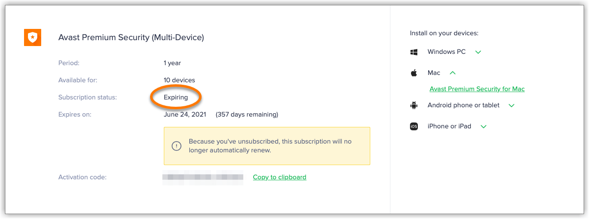 does avast cleanup premium for mac